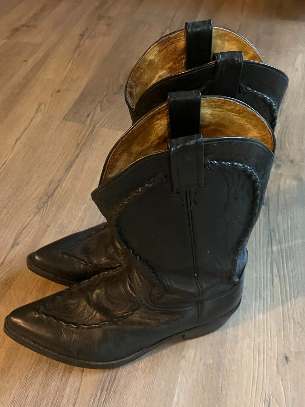 Dan Post 26660 Buckskin Bucklace Cowboy Western Boots Men's 10KD Black